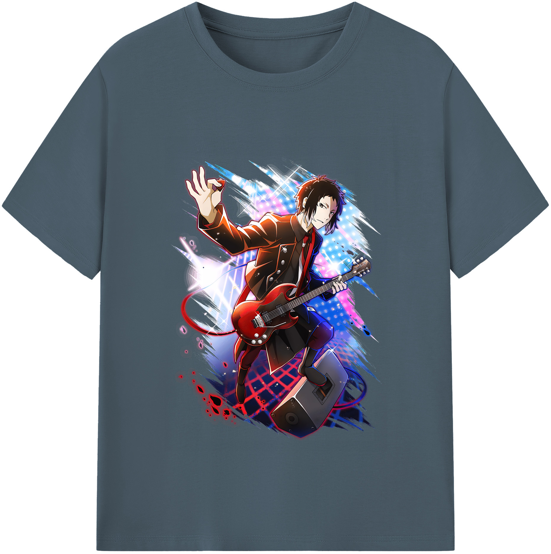 （画像用） 文豪ストレイドッグス Bungo Stray Dogs 綿100％半袖Tシャツ（フロントプリント）